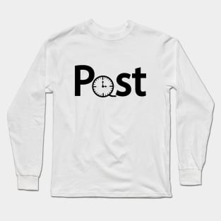 Past typography design Long Sleeve T-Shirt